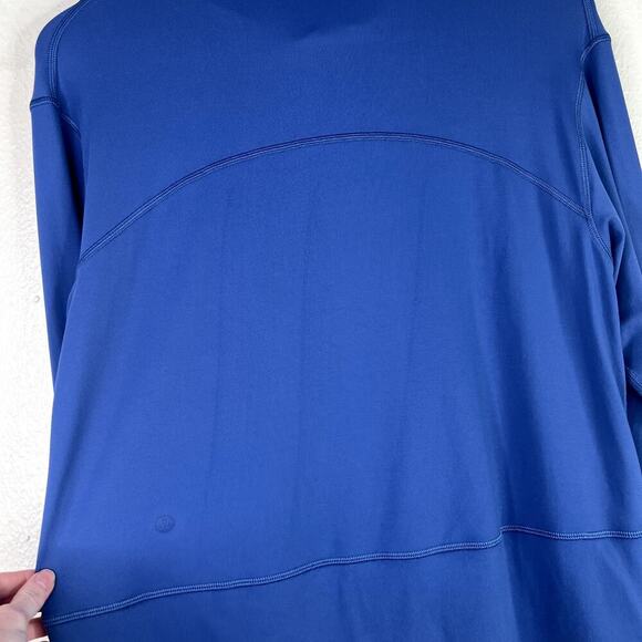 Lululemon Ready to Rulu Pullover Long Sleeve Funnel Neck 6 Stretch Soft Blue - Picture 7 of 7